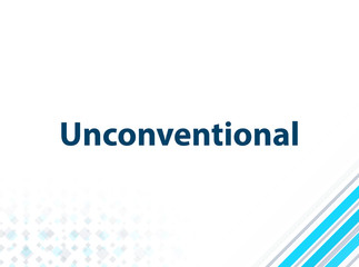 Unconventional Modern Flat Design Blue Abstract Background