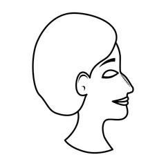 profile of woman with ugly nose and surgery cap