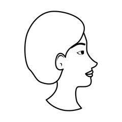 profile of woman with ugly nose and surgery cap