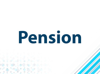 Pension Modern Flat Design Blue Abstract Background