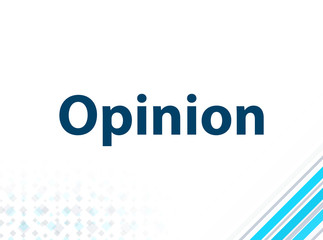 Opinion Modern Flat Design Blue Abstract Background