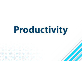 Productivity Modern Flat Design Blue Abstract Background