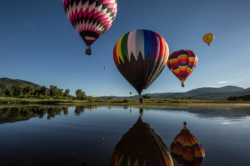 Colorful Hot-Air Ballooning 