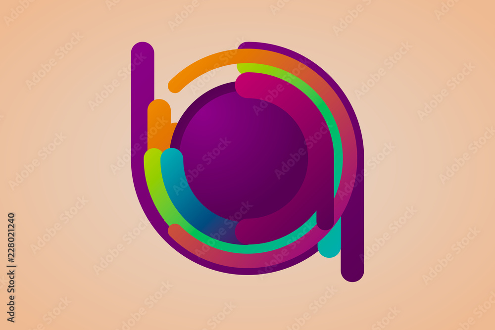 Poster minimalistic vector background . isolated vector elements