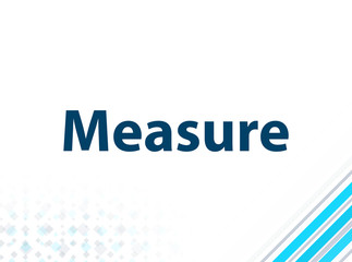 Measure Modern Flat Design Blue Abstract Background