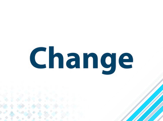 Change Modern Flat Design Blue Abstract Background