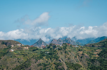 mountain village  , Anaga mountains, Tenerife 