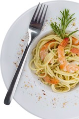 Spaghetti with Shrimps