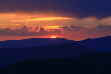 Autumn Sunset, Spain.