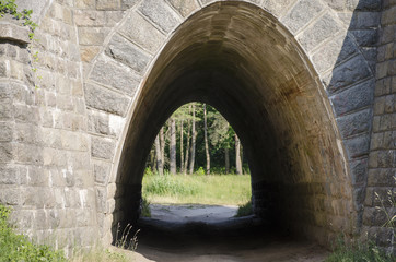 small stone tunnel