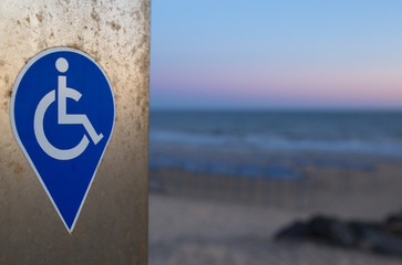 Symbol for people with disability adapted devices