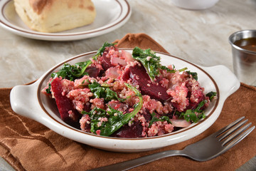 Delicious healthy vegan salad