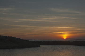 Atardecer en la marisma