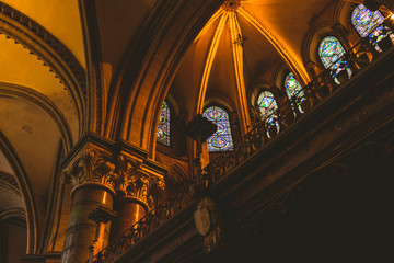 interior of the Canterbury Cathedral