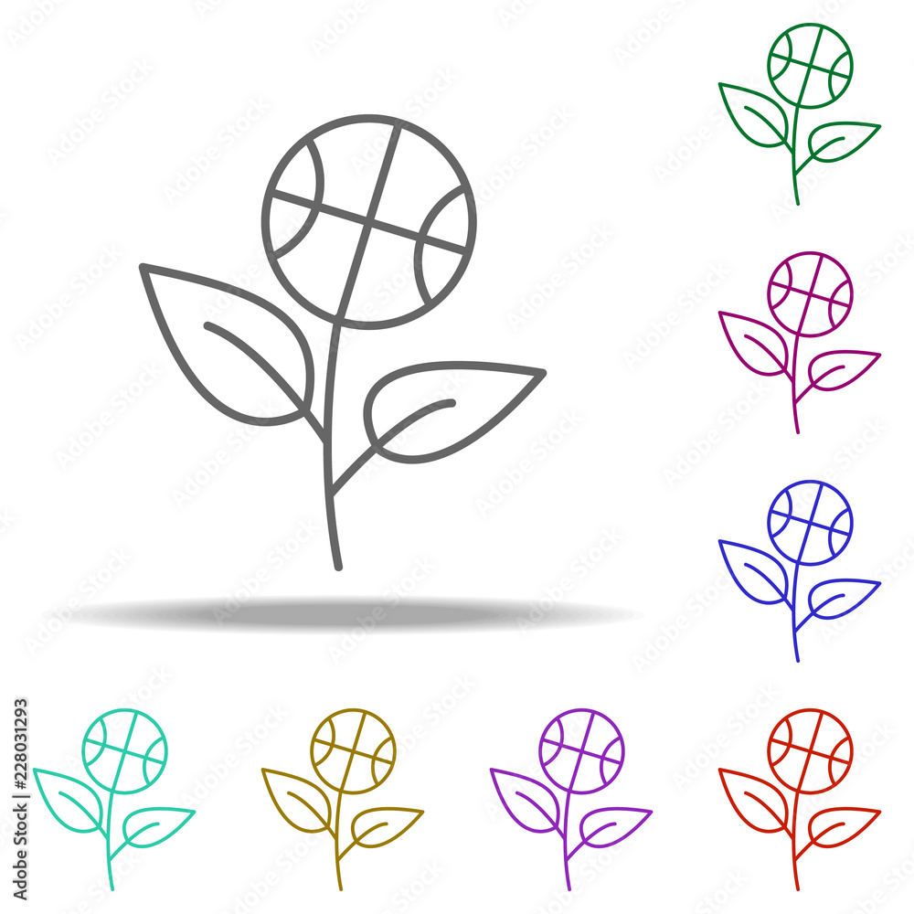 Poster ecology outline icon. elements of ecology in multi color style icons. simple icon for websites, web 