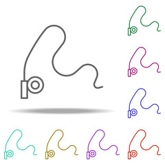 fishing rod outline icon. Elements of Sport in multi color style icons. Simple icon for websites, web design, mobile app, info graphics