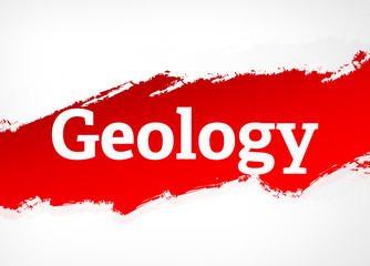 Geology Red Brush Abstract Background Illustration