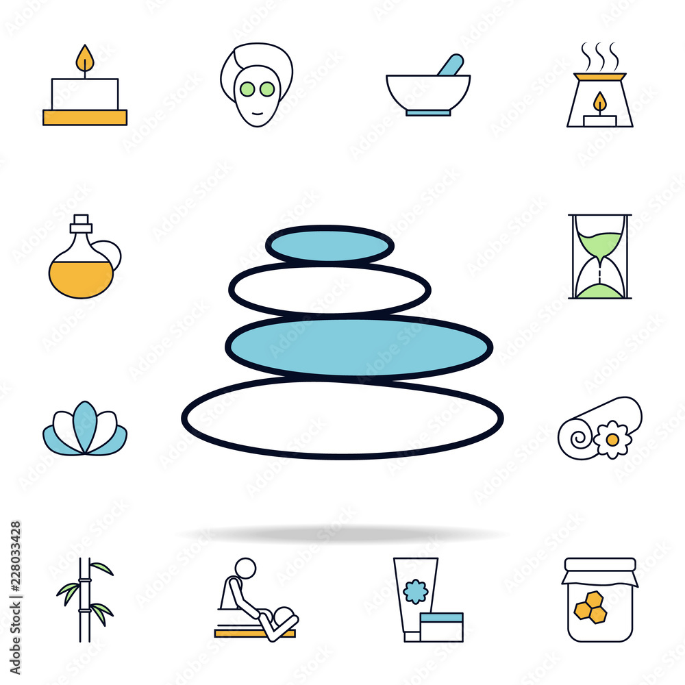 Poster mirror outline icon. spa icons universal set for web and mobile