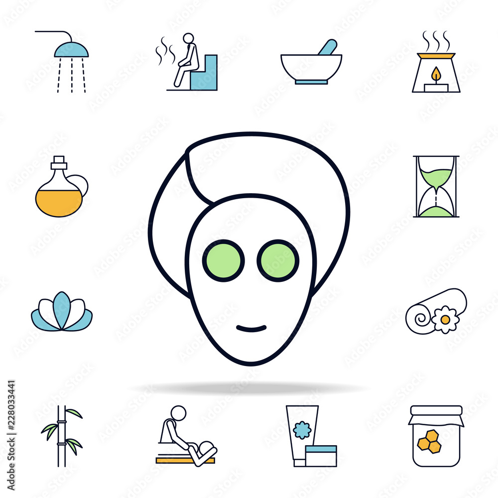 Poster footprint outline icon. spa icons universal set for web and mobile