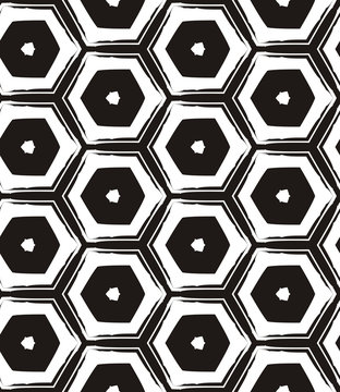 Honeycomb, seamless pattern. Repeating background with hexagons