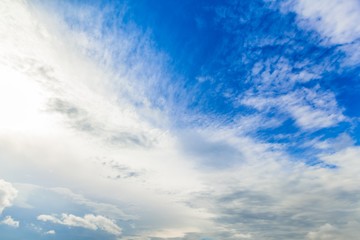 Blue Sky with Clouds