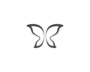 Butterfly logo illustration