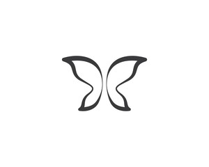 Butterfly logo illustration