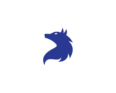 Wolf logo illustration