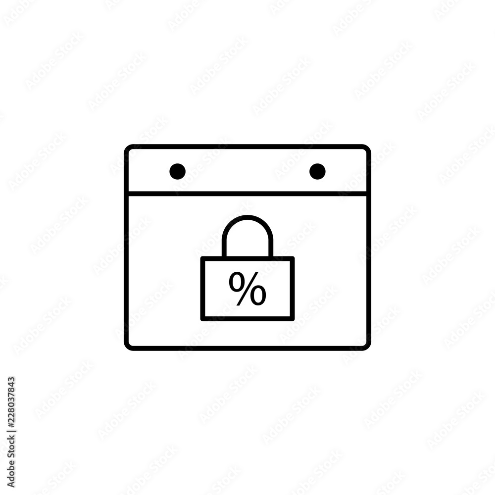 Aufkleber cyber monday in browser icon. element of cyber monday icon for mobile concept and web apps. thin lin
