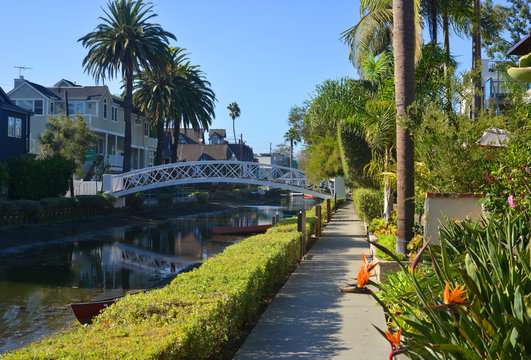Canals in Venice, Los Angeles, California