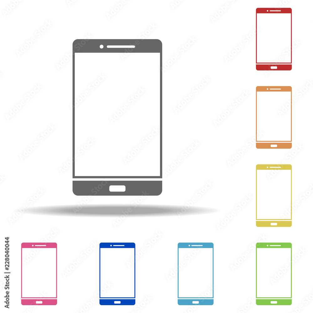 Aufkleber smart phone icon. elements of web in multi color style icons. simple icon for websites, web design, 
