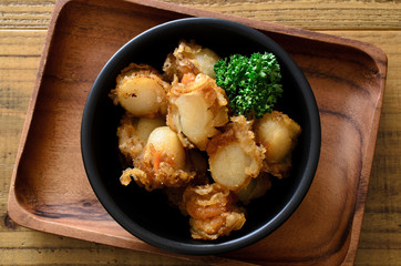 ホタテの唐揚げ