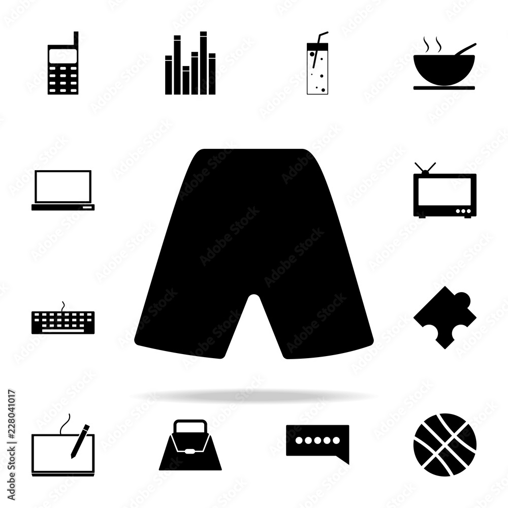 Poster shorts icon. web icons universal set for web and mobile