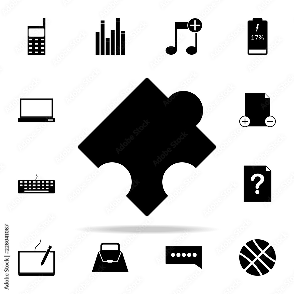 Poster puzzle icon. web icons universal set for web and mobile