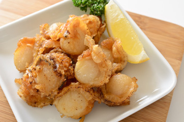 ホタテの唐揚げ