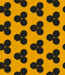 Background with abstract flower. Seamless floral pattern