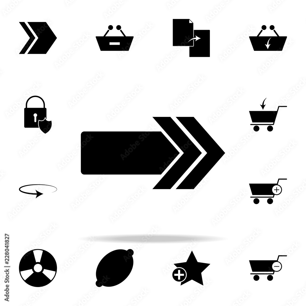 Poster arrow icon. web icons universal set for web and mobile