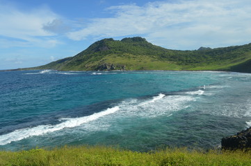 Mar calmo em Fernando de Noronha