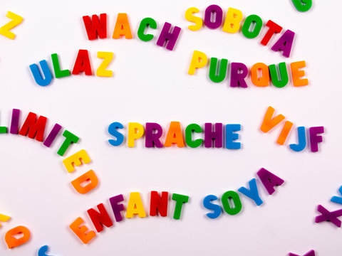 SPRACHE in Buchstaben
