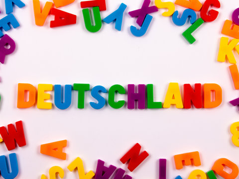 DEUTSCHLAND in Buchstaben