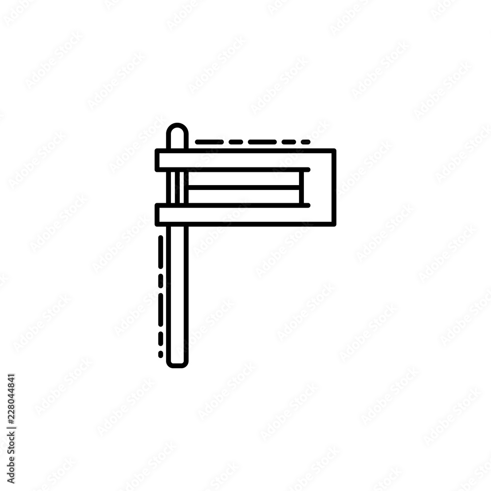Poster gragger icon. element of jewish icon for mobile concept and web apps. thin line gragger icon can be 