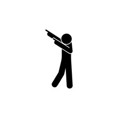 man dancing icon. Element of man pointing icon for mobile concept and web apps. Detailed man dancing icon can be used for web and mobile