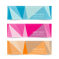 Fototapeta premium Abstract Web banner design header Templates vector