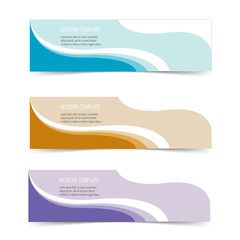 Abstract Web banner design header Templates vector