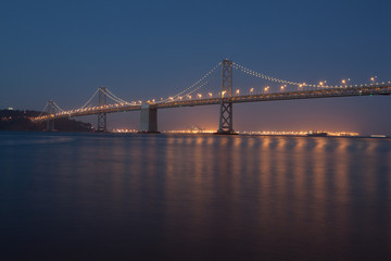 Fototapeta na wymiar The Bay Bridge