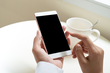 young women shopping online on smartphone. business and modern social lifestyle concept