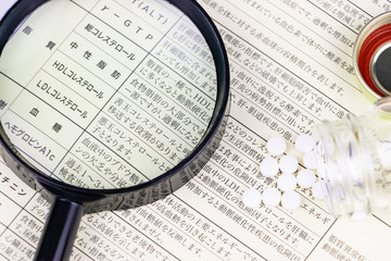 健康診断結果　ヘルスケア　健康管理イメージ