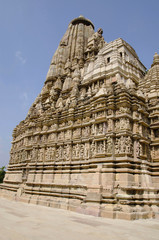 PARSVANATH TEMPLE, Facade - General View, Eastern Group, Khajuraho, Madhya Pradesh, UNESCO World...