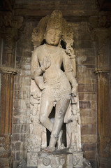 CHATURBHUJ TEMPLE, Sanctum - Lord Vishnu, Southern Group, Khajuraho, Madhya Pradesh, UNESCO World...
