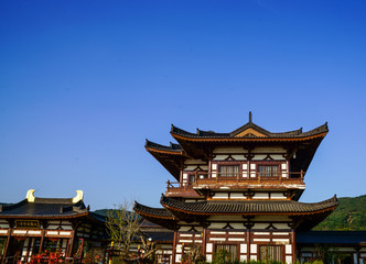 Fototapeta premium a temple in Jiangsu